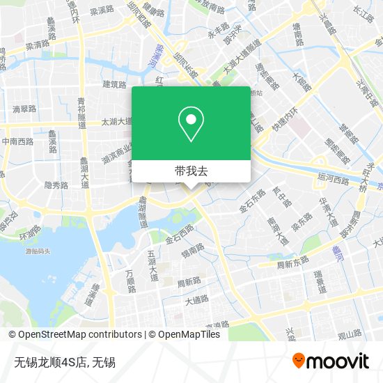 无锡龙顺4S店地图