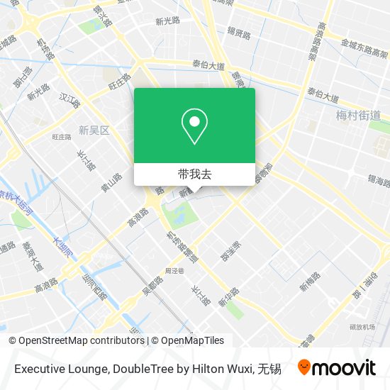 Executive Lounge, DoubleTree by Hilton Wuxi地图