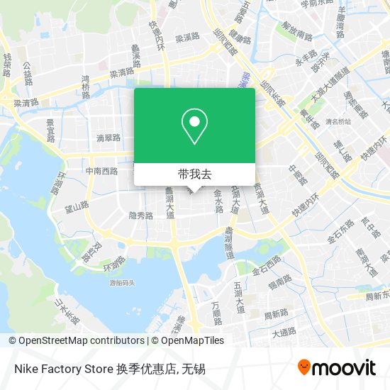 Nike Factory Store 换季优惠店地图