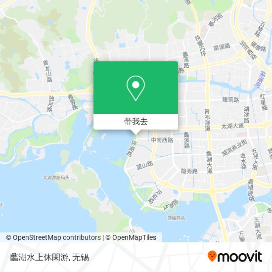 蠡湖水上休閑游地图