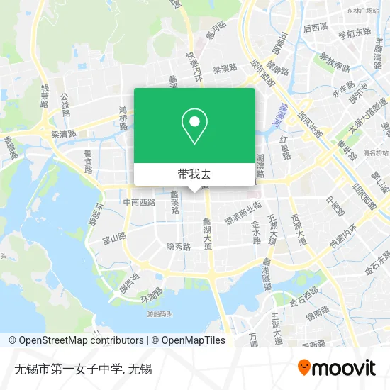 无锡市第一女子中学地图