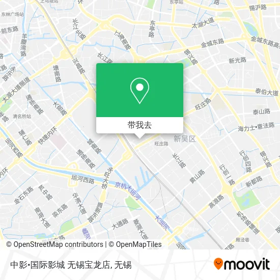 中影•国际影城 无锡宝龙店地图