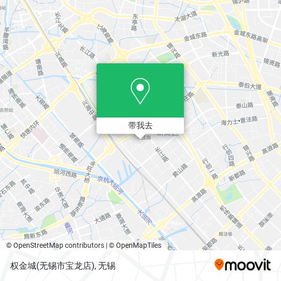 权金城(无锡市宝龙店)地图