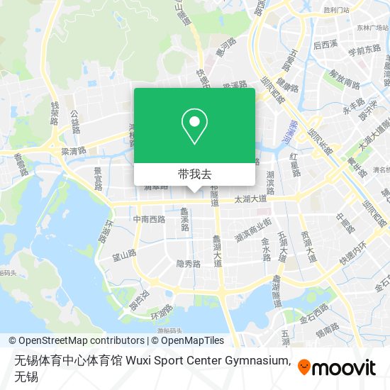 无锡体育中心体育馆  Wuxi Sport Center Gymnasium地图