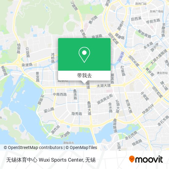 无锡体育中心 Wuxi Sports Center地图