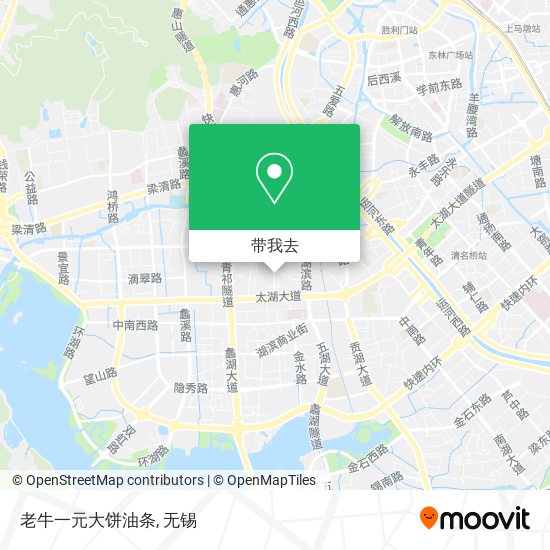 老牛一元大饼油条地图