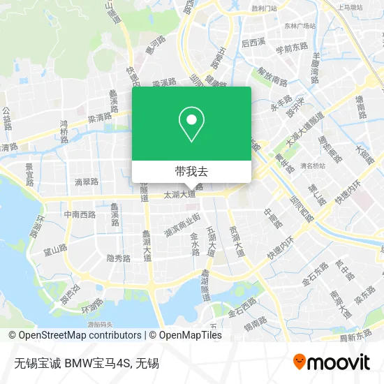 无锡宝诚 BMW宝马4S地图