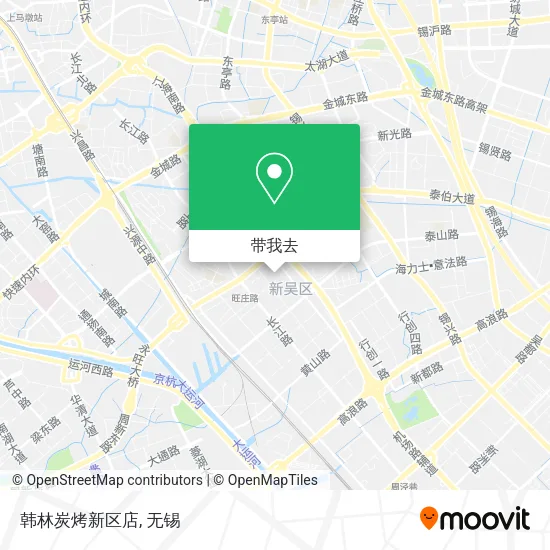 韩林炭烤新区店地图