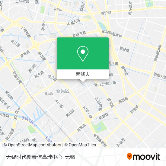 无锡时代衡泰信高球中心地图
