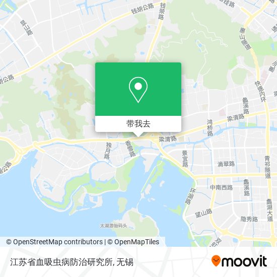 江苏省血吸虫病防治研究所地图