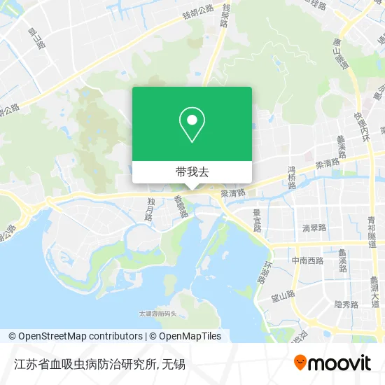 江苏省血吸虫病防治研究所地图