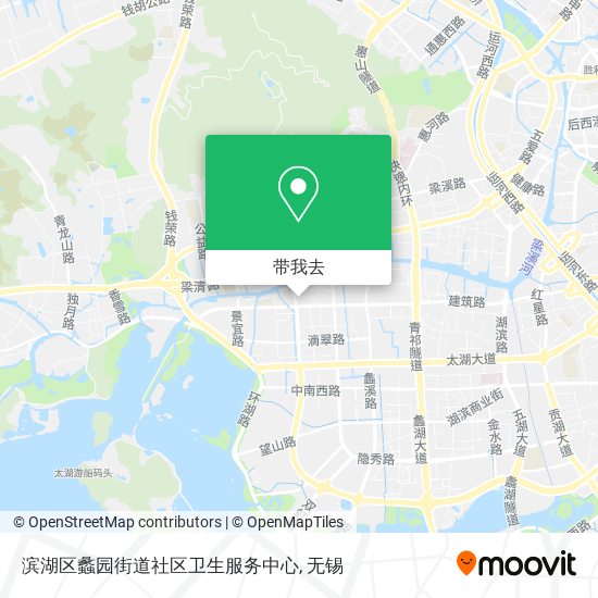 滨湖区蠡园街道社区卫生服务中心地图