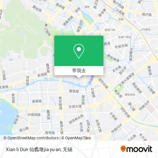 Xian li Dun 仙蠡墩jia yu an地图