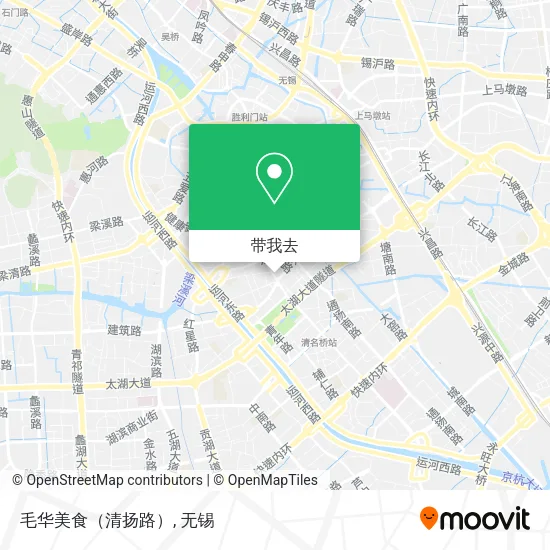 毛华美食（清扬路）地图