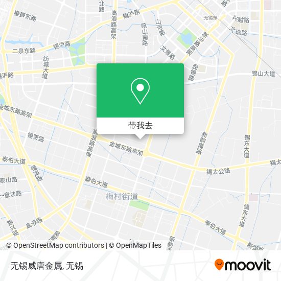 无锡威唐金属地图