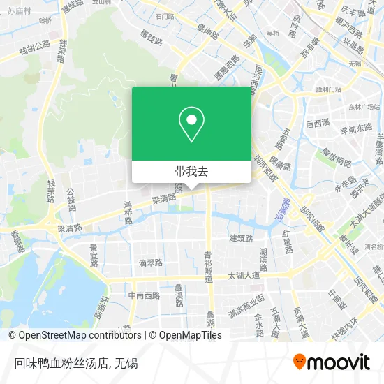 回味鸭血粉丝汤店地图
