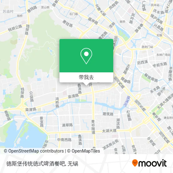 德斯堡传统徳式啤酒餐吧地图