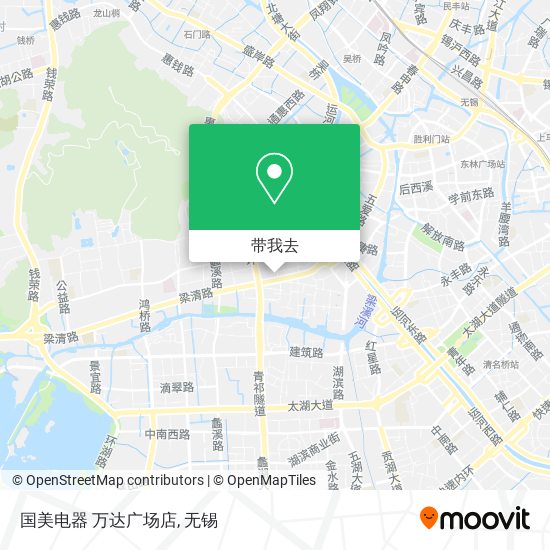 国美电器 万达广场店地图