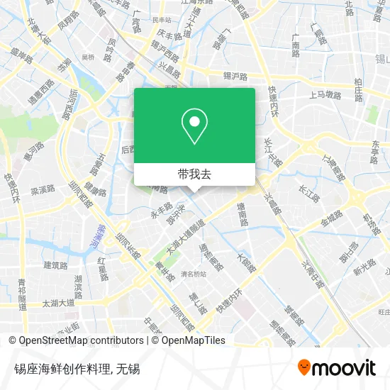 锡座海鲜创作料理地图
