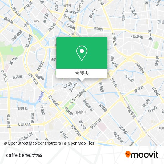 caffe bene地图