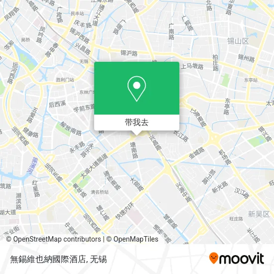 無錫維也納國際酒店地图