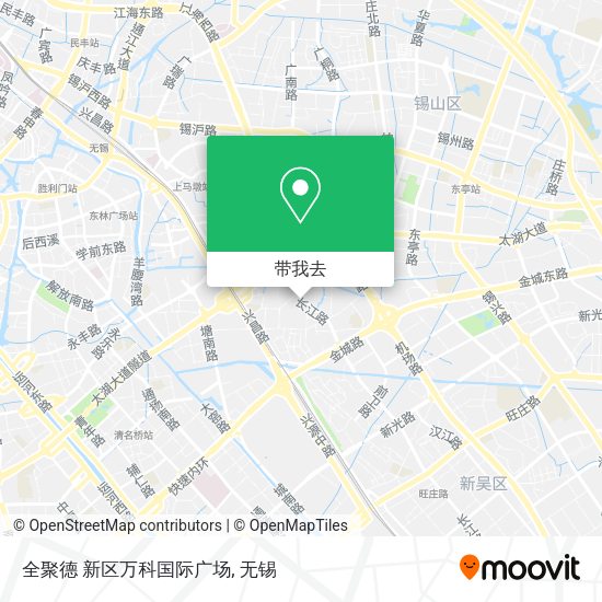 全聚德 新区万科国际广场地图