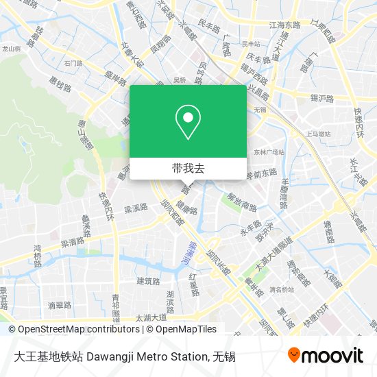 大王基地铁站 Dawangji Metro Station地图