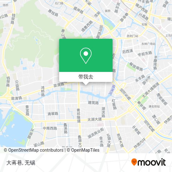 大蒋巷地图