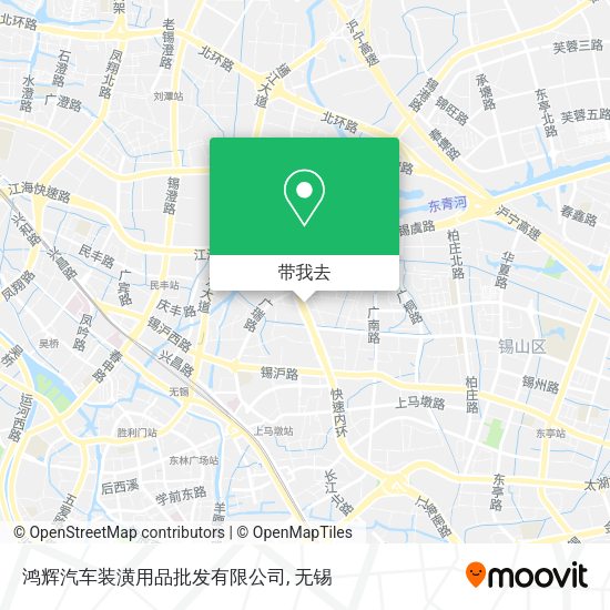 鸿辉汽车装潢用品批发有限公司地图