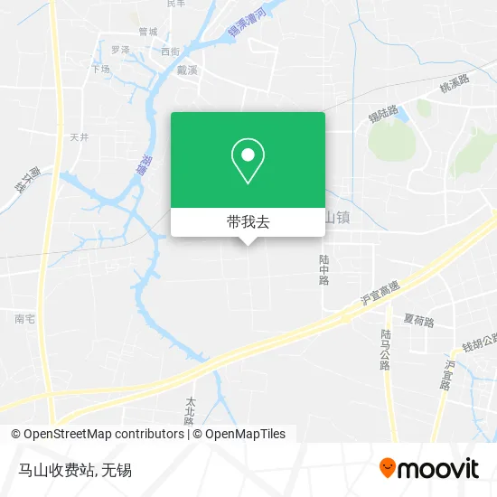 马山收费站地图
