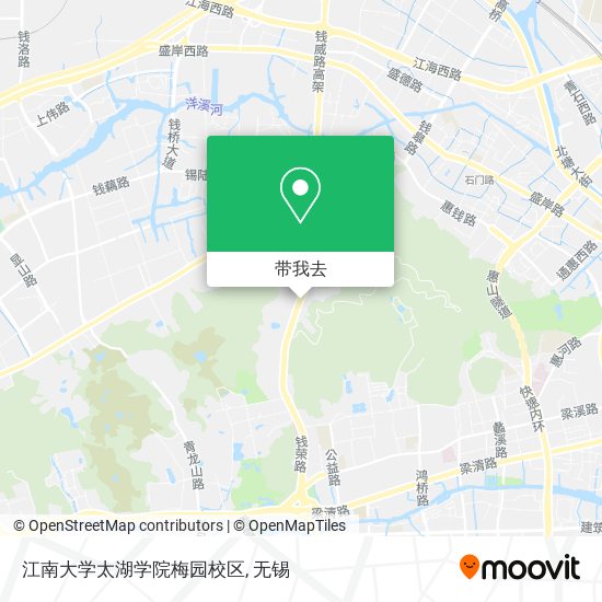 江南大学太湖学院梅园校区地图