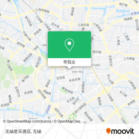 无锡君乐酒店地图