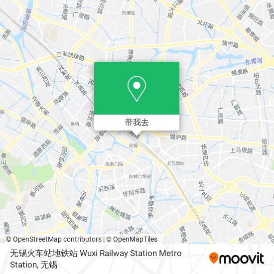 无锡火车站地铁站 Wuxi Railway Station Metro Station地图