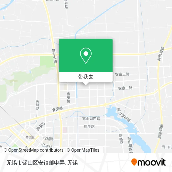 无锡市锡山区安镇邮电弄地图