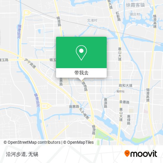 沿河步道地图