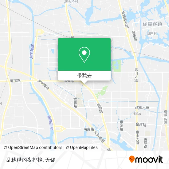 乱糟糟的夜排挡地图