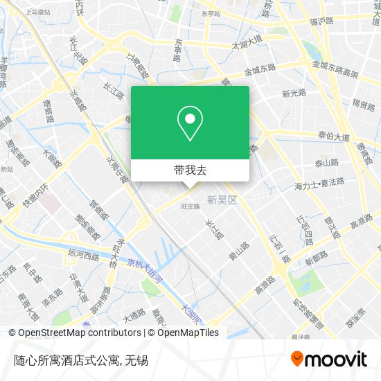 随心所寓酒店式公寓地图