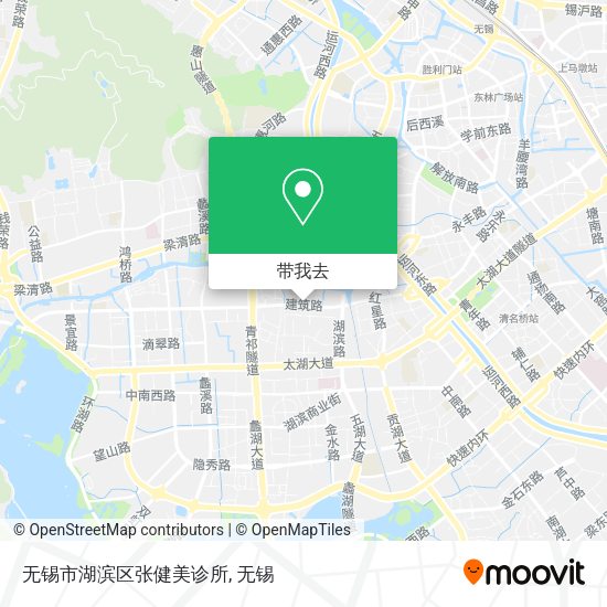 无锡市湖滨区张健美诊所地图