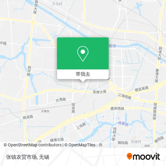 张镇农贸市场地图