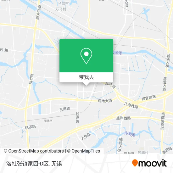 洛社张镇家园-D区地图