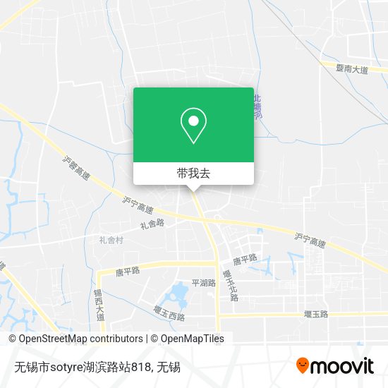 无锡市sotyre湖滨路站818地图