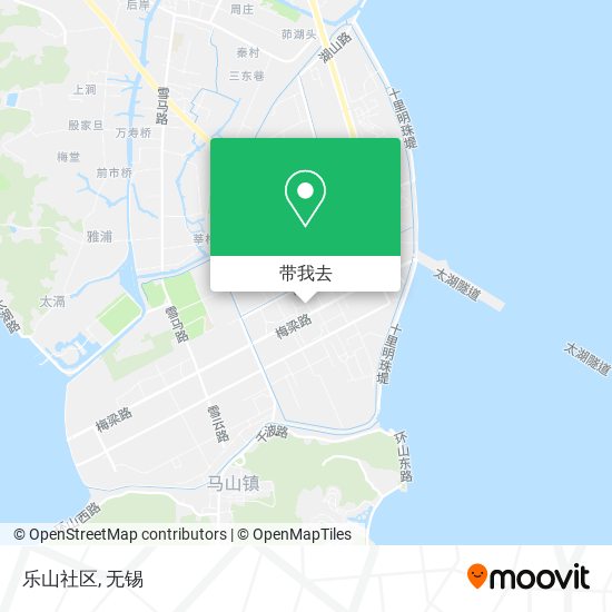 乐山社区地图