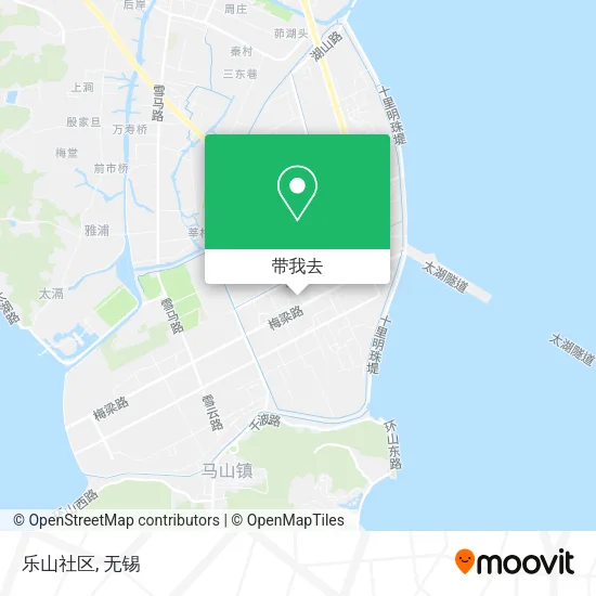 乐山社区地图