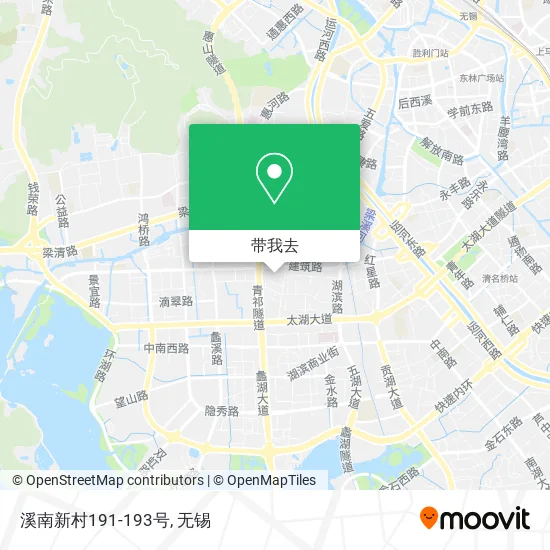 溪南新村191-193号地图