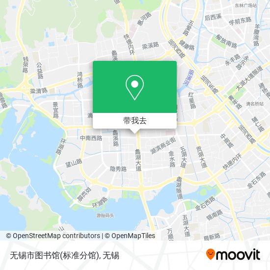 无锡市图书馆(标准分馆)地图