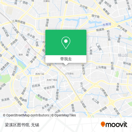 梁溪区图书馆地图