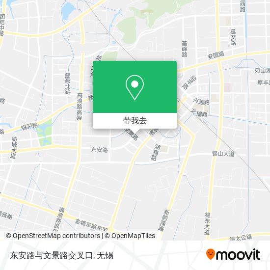 东安路与文景路交叉口地图