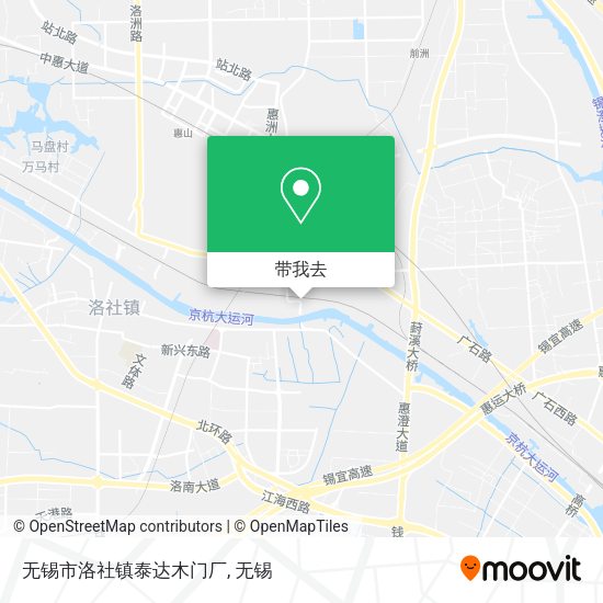 无锡市洛社镇泰达木门厂地图