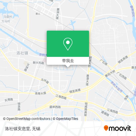 洛社镇安息堂地图