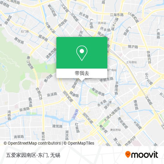 五爱家园南区-东门地图